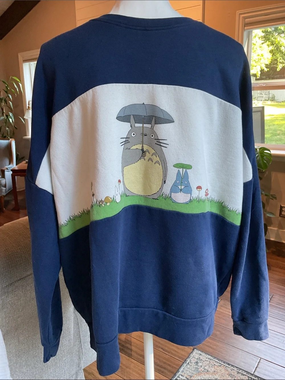 My Neighbor Totoro Men's Navy Sweatshirt- Licensed